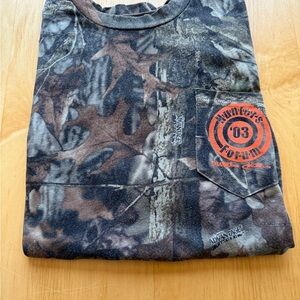 Hunter’s Forum 2003 Camo Pocket Tee 2XL Mossy Oak Advantage Hunting Shirt